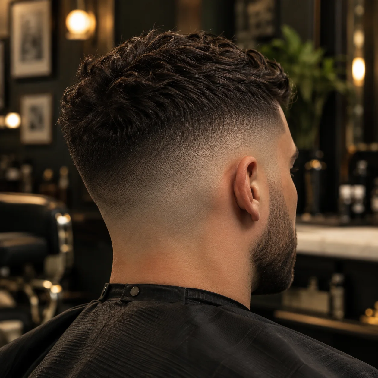 Strakke skin fade in de barbershop